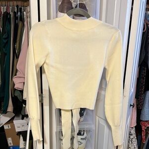 ASTR the Label
Tie Back Mock Neck Sweater
